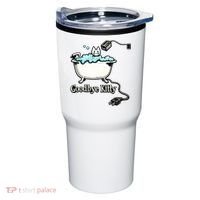 Goodbye Kitty Funny Bathtub Toaster Plug Bath Meme Tumbler thumb 0