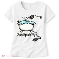 Goodbye Kitty Funny Bathtub Toaster Plug Bath Meme Women's T-Shirt thumb 0