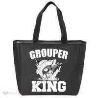 Grouper King Fishing Tote Bag thumb 0