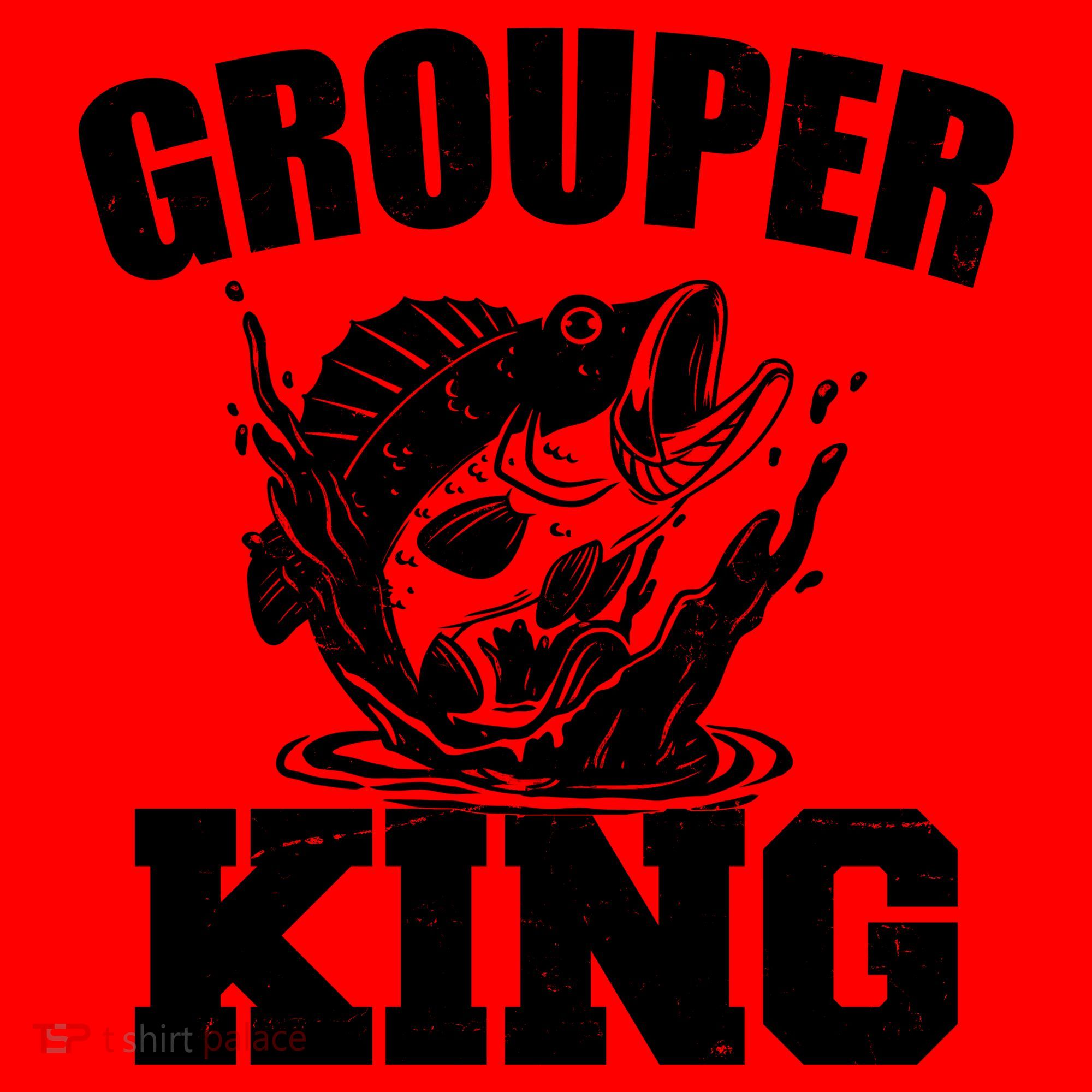 Grouper King Fishing Santa Hat