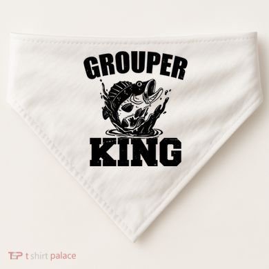 Grouper King Fishing USA-Made Doggie Bandana