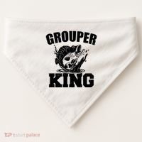 Grouper King Fishing USA-Made Doggie Bandana thumb 0