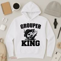 Grouper King Fishing Hoodie thumb 3