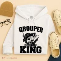 Grouper King Fishing Hoodie thumb 4