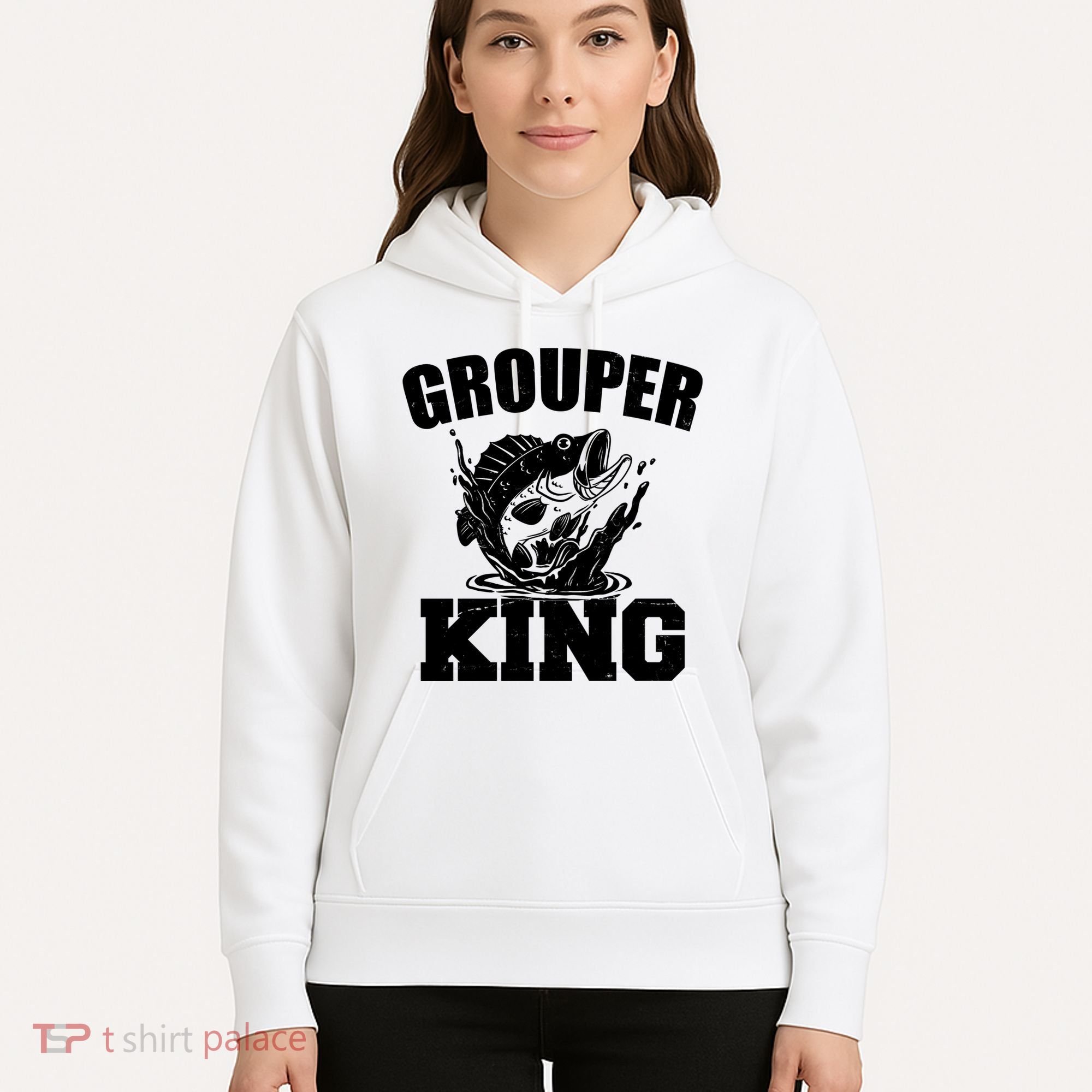Grouper King Fishing Hoodie