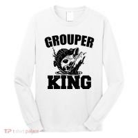 Grouper King Fishing Long Sleeve Shirt thumb 0
