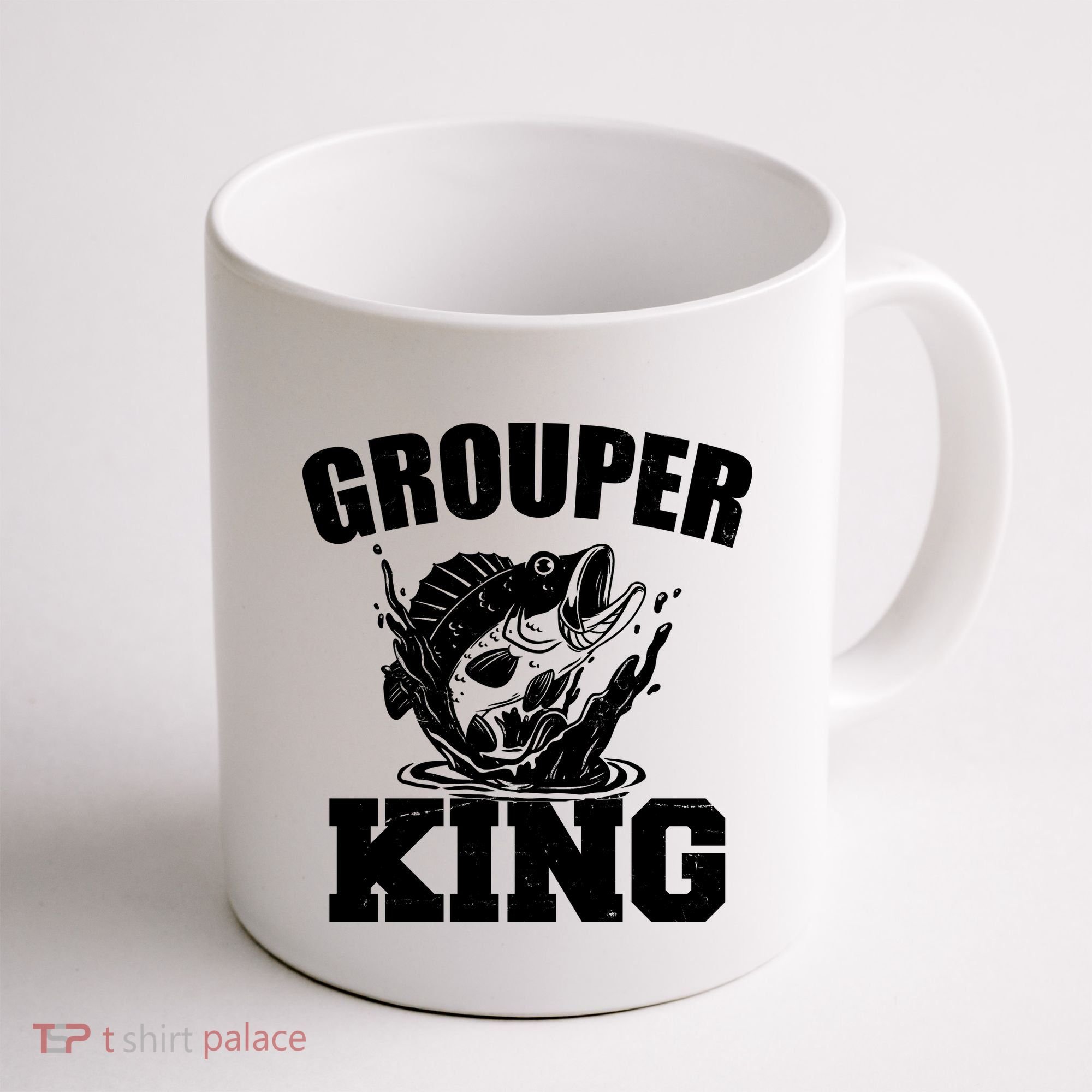 Grouper King Fishing Coffee Mug