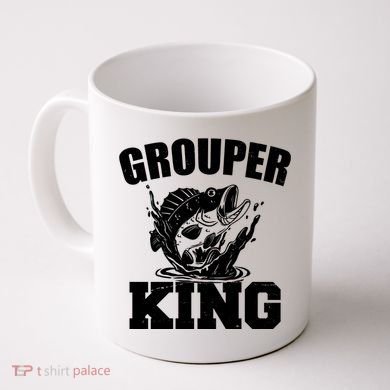 Grouper King Fishing Coffee Mug