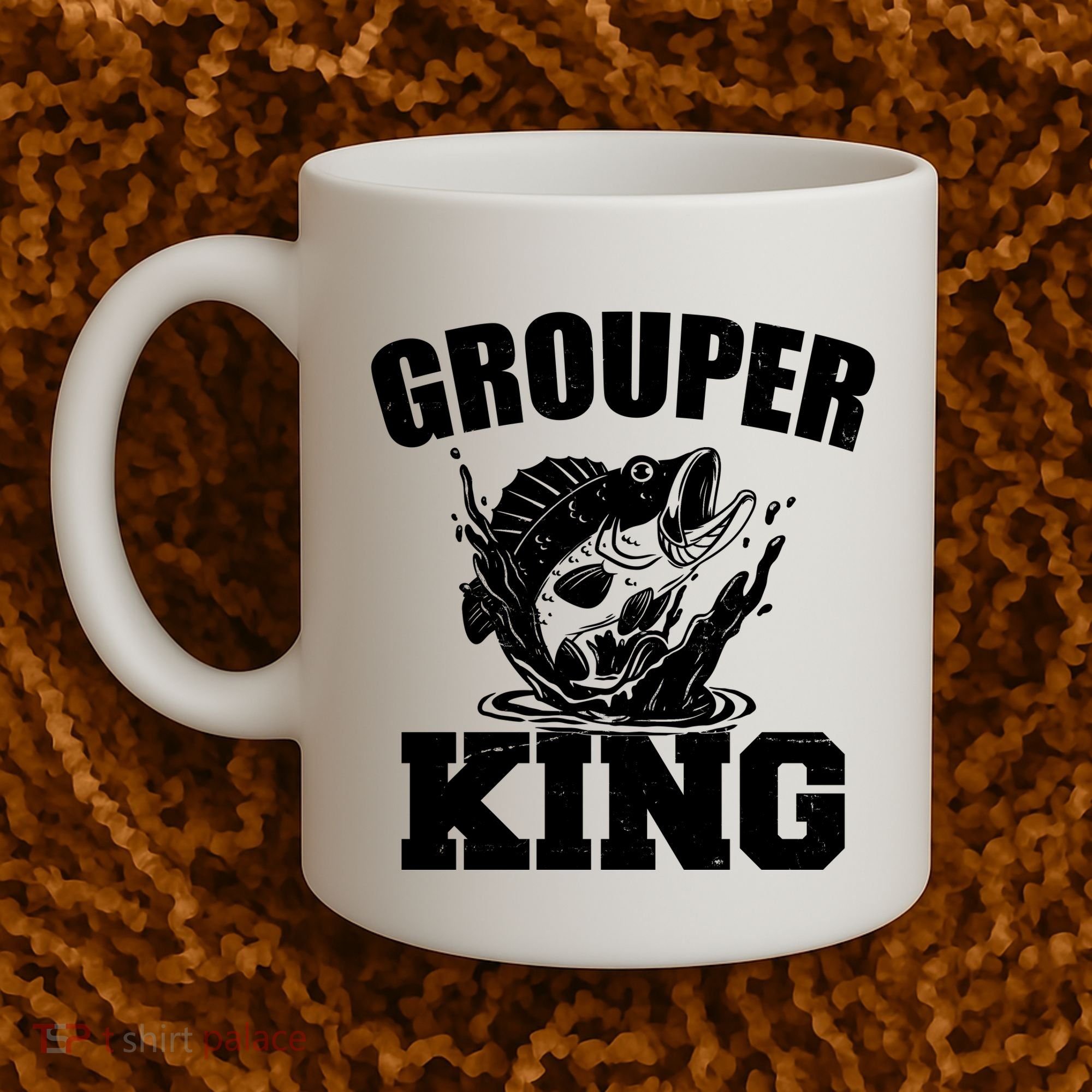 Grouper King Fishing Coffee Mug