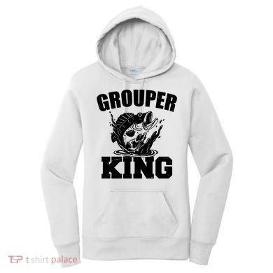 Grouper King Fishing Women's Hoodie