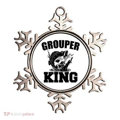 Grouper King Fishing Ornament