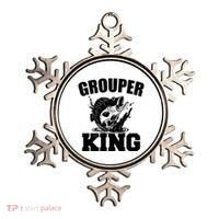 Grouper King Fishing Ornament thumb 0