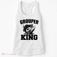 Grouper King Fishing Women's Tank Top thumb 0