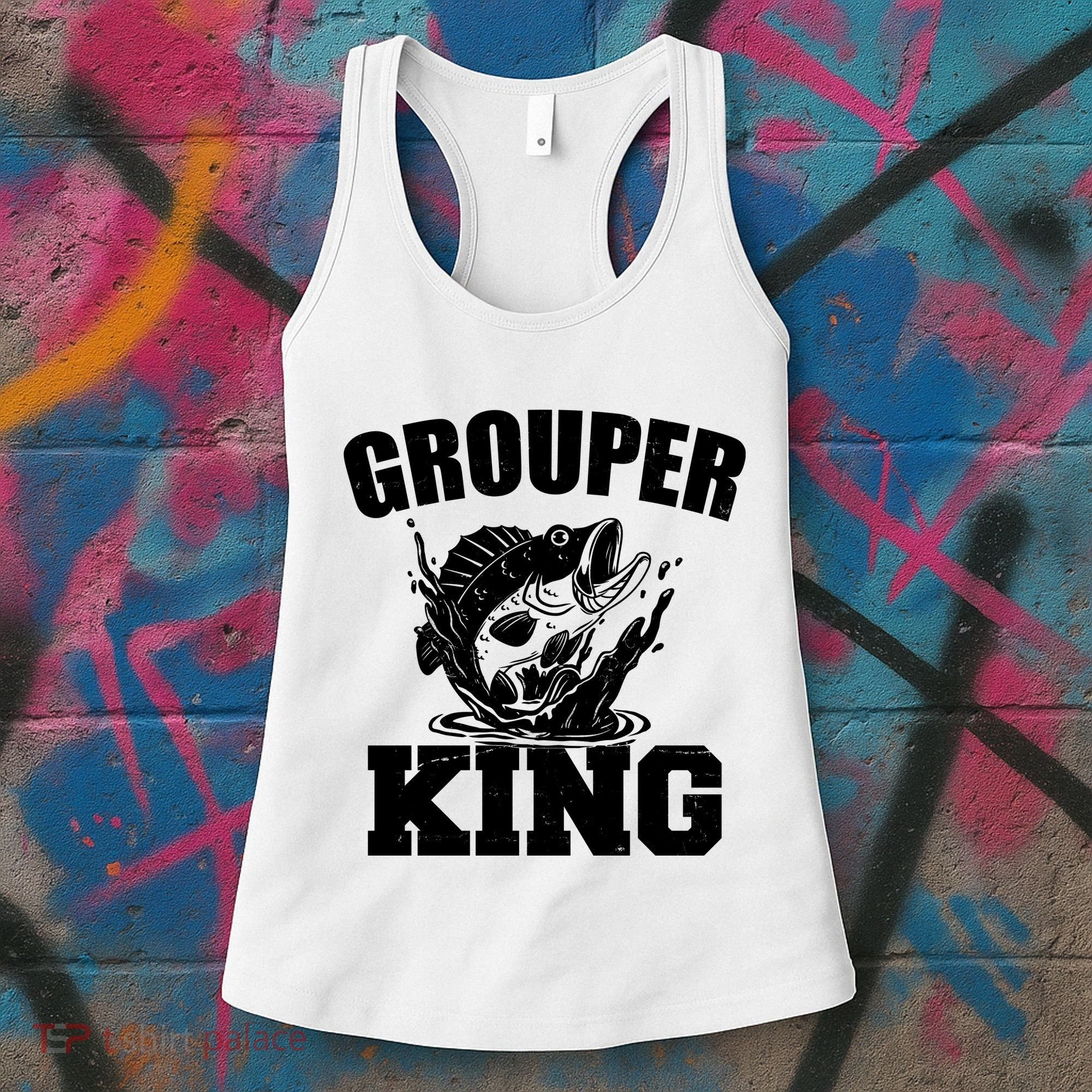 Grouper King Fishing Women's Tank Top