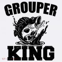 Grouper King Fishing Baby Bodysuit thumb 2