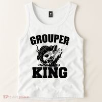 Grouper King Fishing Tank Top thumb 2