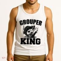 Grouper King Fishing Tank Top thumb 3