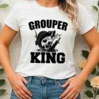 Grouper King Fishing Women's T-Shirt thumb 2