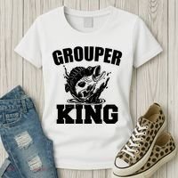 Grouper King Fishing Women's T-Shirt thumb 3