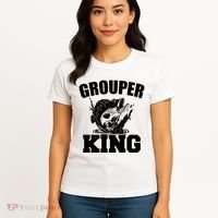 Grouper King Fishing Women's T-Shirt thumb 4