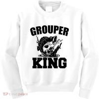 Grouper King Fishing Kids Sweatshirt thumb 0