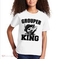 Grouper King Fishing Kids T-Shirt thumb 2