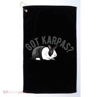 Got Karpas Funny Passover Seder Plate Jewish Humor Meme Gift Golf Towel thumb 0