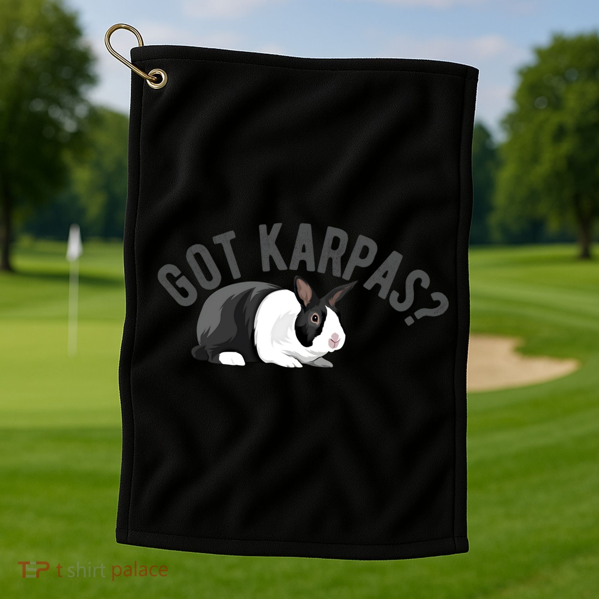 Got Karpas Funny Passover Seder Plate Jewish Humor Meme Gift Golf Towel