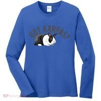 Got Karpas Funny Passover Seder Plate Jewish Humor Meme Gift Women's Long Sleeve Shirt thumb 0