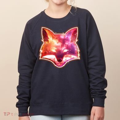 Galaxy Kitsune Fox Women's Sweatshirt