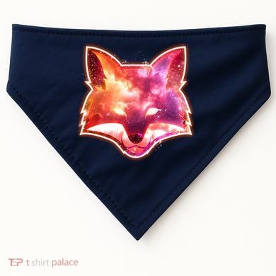 Galaxy Kitsune Fox USA-Made Doggie Bandana