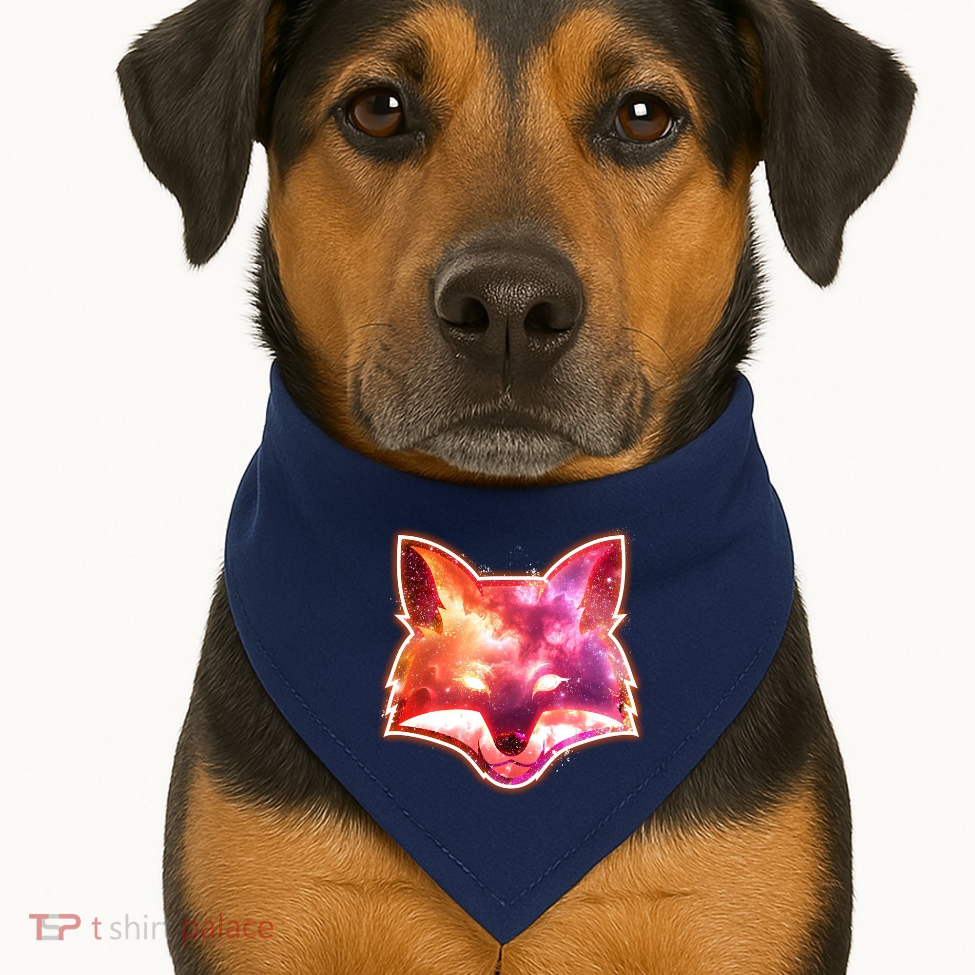 Galaxy Kitsune Fox USA-Made Doggie Bandana