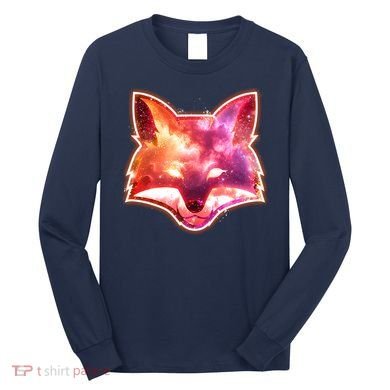 Galaxy Kitsune Fox Long Sleeve Shirt