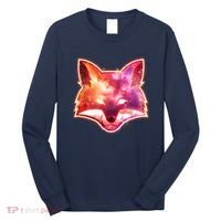 Galaxy Kitsune Fox Long Sleeve Shirt thumb 0