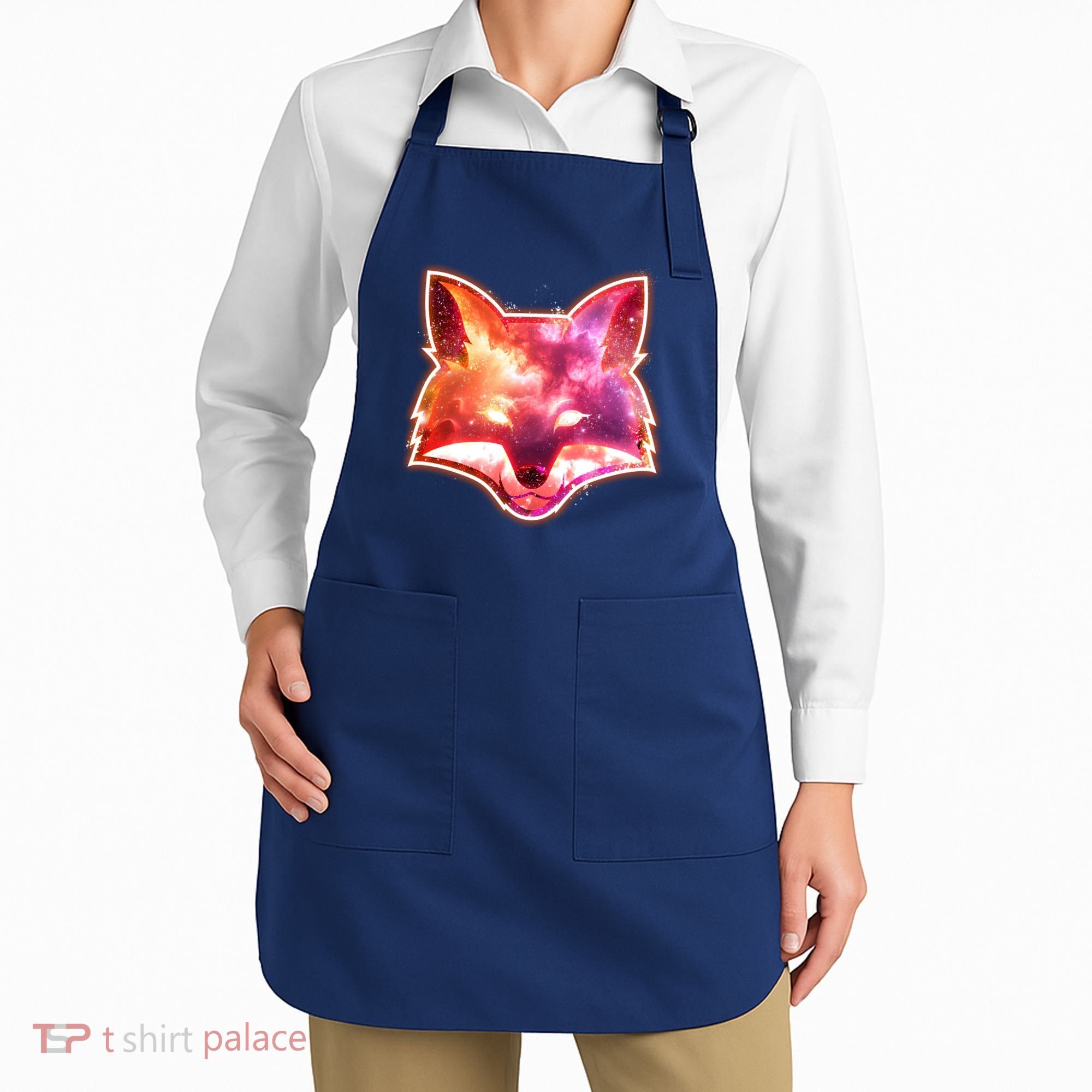 Galaxy Kitsune Fox Apron