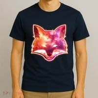 Galaxy Kitsune Fox T-Shirt thumb 3