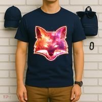 Galaxy Kitsune Fox T-Shirt thumb 6