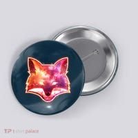 Galaxy Kitsune Fox Button thumb 0