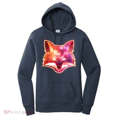 Galaxy Kitsune Fox Women's Hoodie