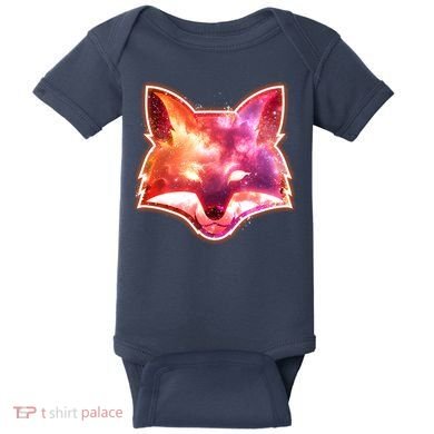 Galaxy Kitsune Fox Baby Bodysuit