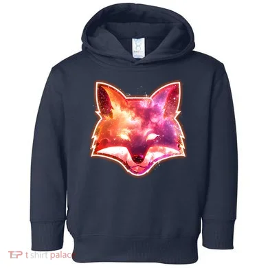 Galaxy Kitsune Fox Toddler Hoodie