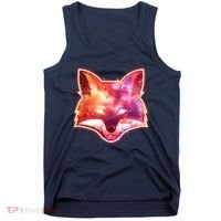 Galaxy Kitsune Fox Tank Top thumb 0