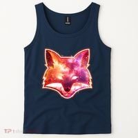 Galaxy Kitsune Fox Tank Top thumb 2