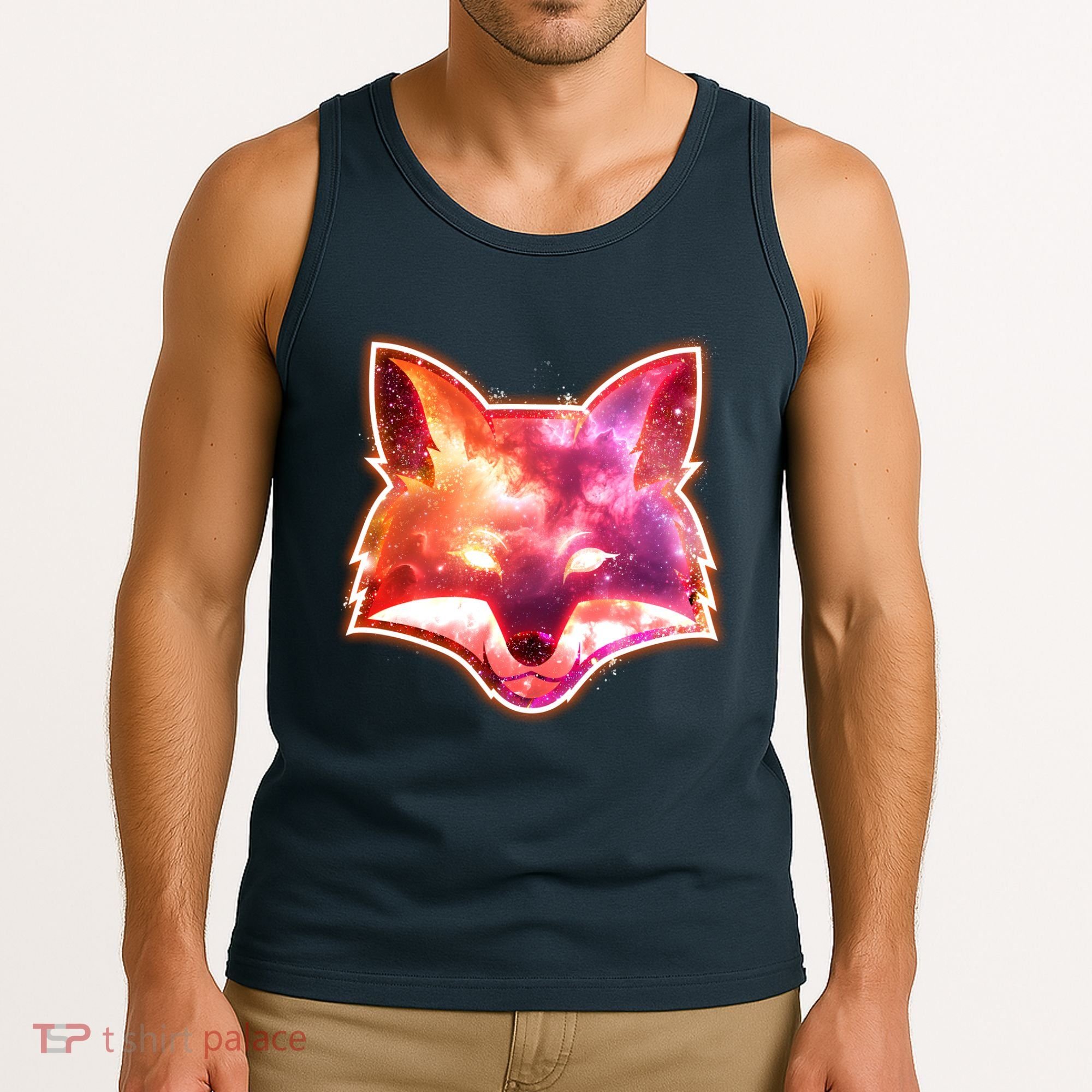 Galaxy Kitsune Fox Tank Top