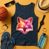 Galaxy Kitsune Fox Tank Top thumb 4