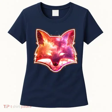 Galaxy Kitsune Fox Women's T-Shirt