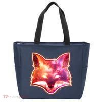 Galaxy Kitsune Fox Tote Bag thumb 0