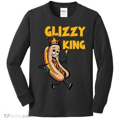 Glizzy King Kids Long Sleeve Shirt