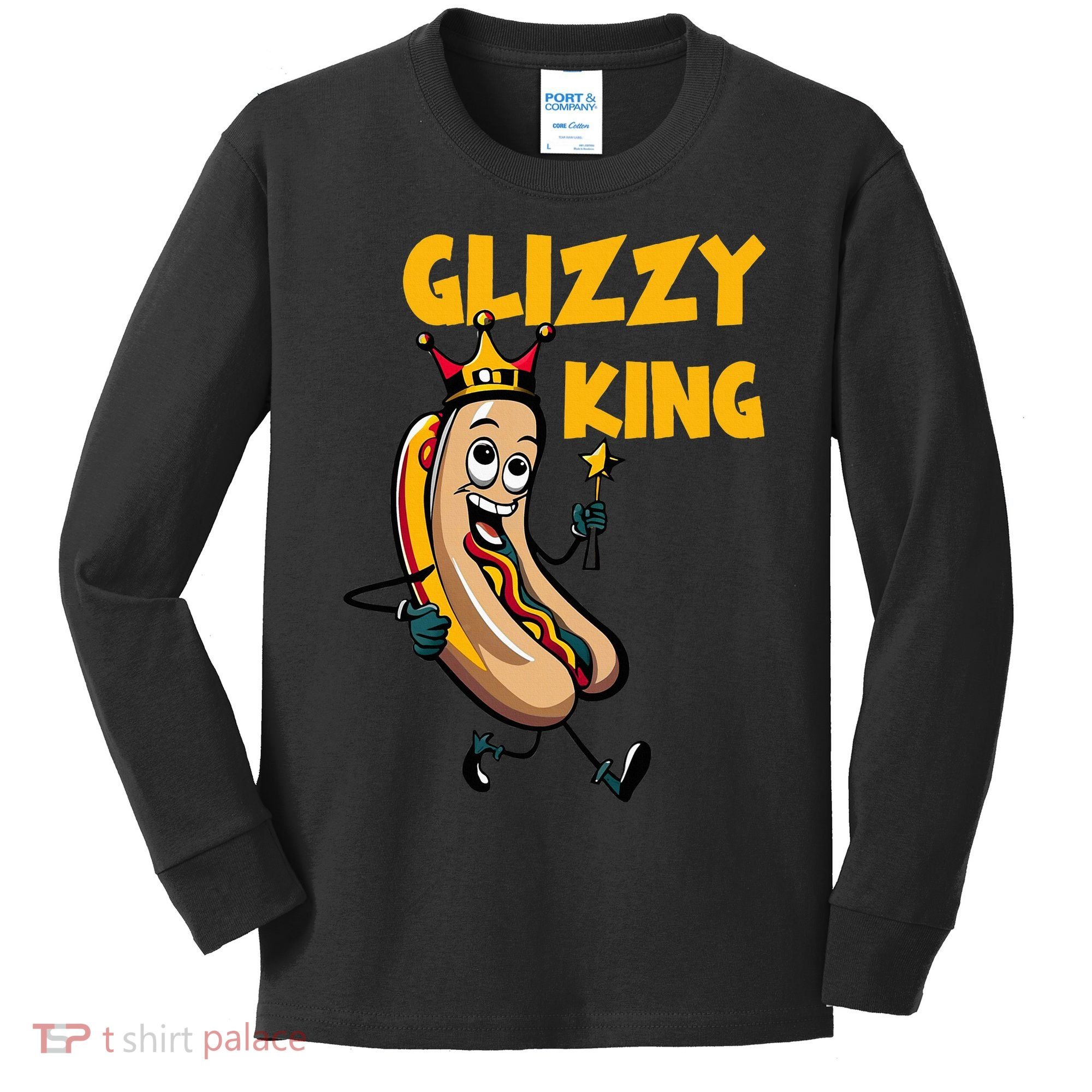 Glizzy King Kids Long Sleeve Shirt