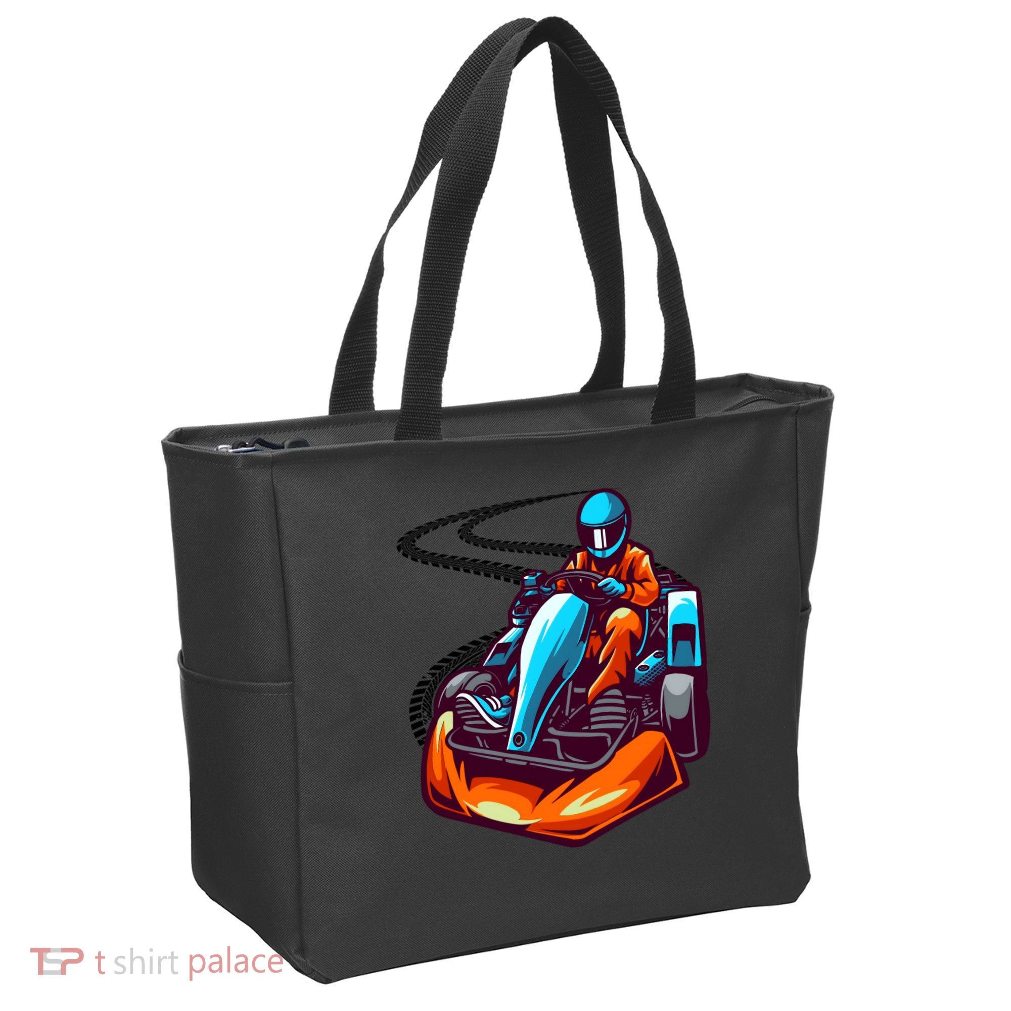 Go Karting Go Kart Racing Driver Tote Bag